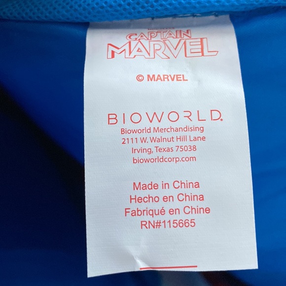 Marvel Avengers Captain Marvel Backpack NEW - Picture 10 of 10